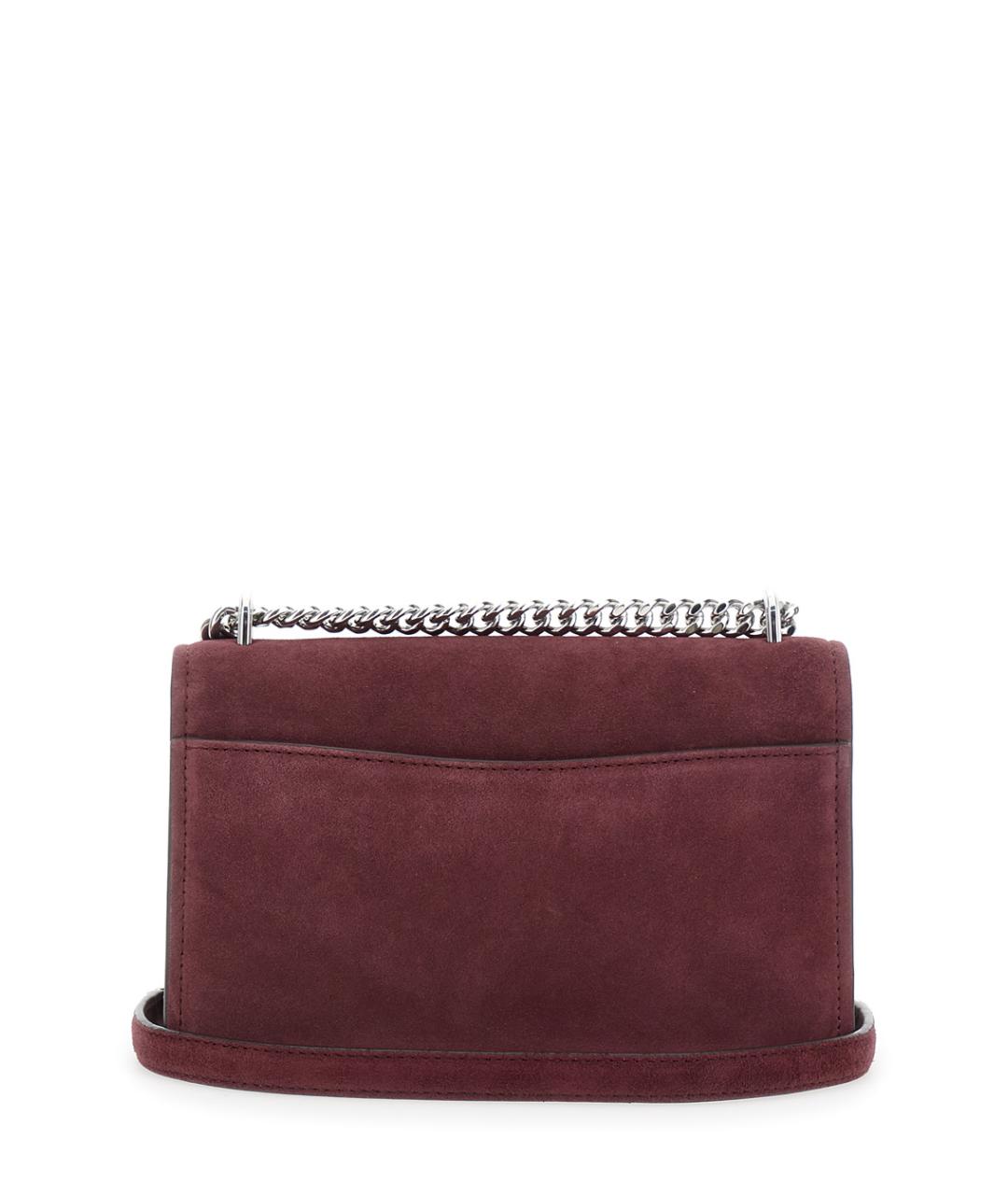 MICHAEL MICHAEL KORS Бордовая замшевая сумка через плечо, фото 2