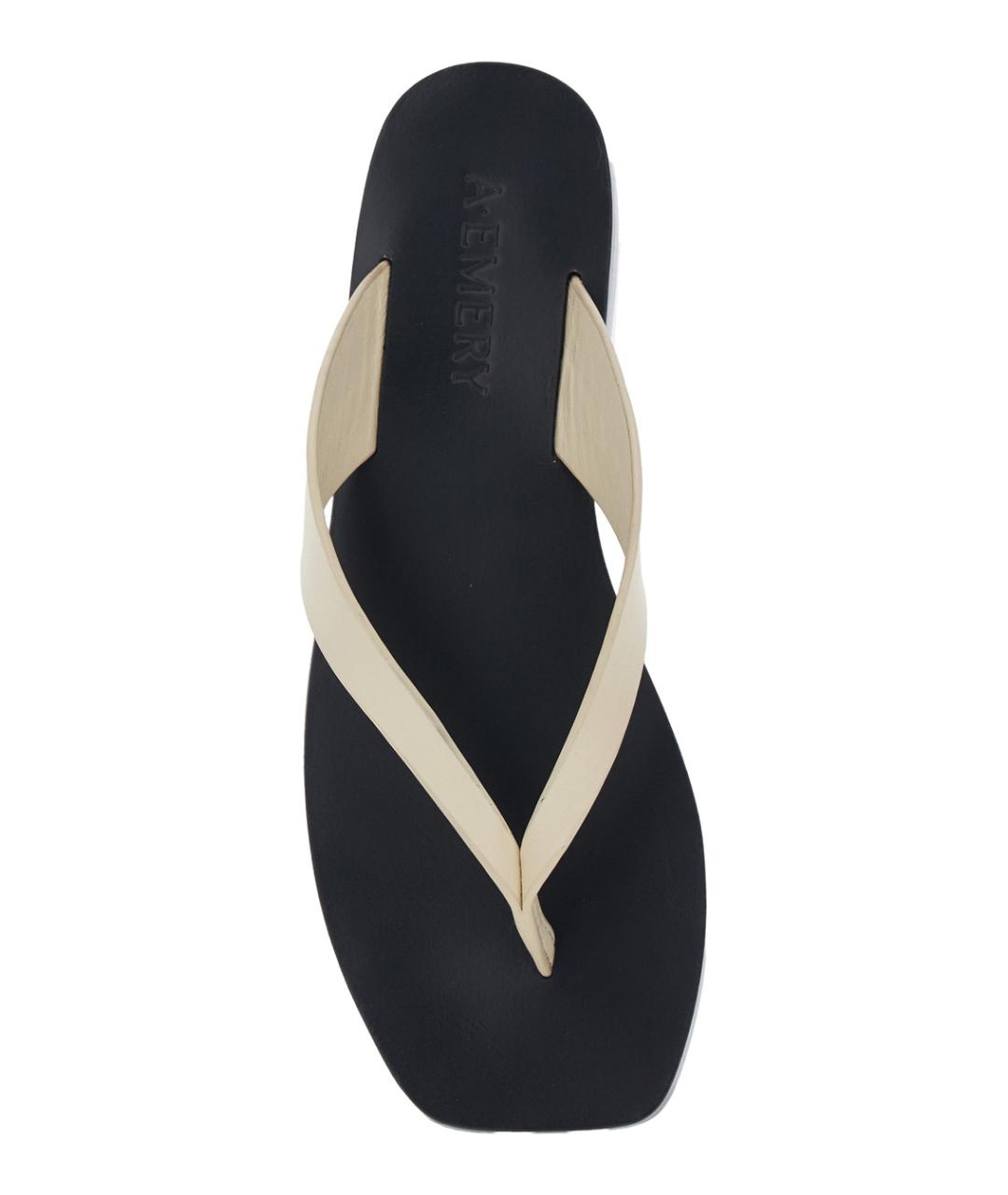 A.EMERY Белые кожаные сандалии, фото 4