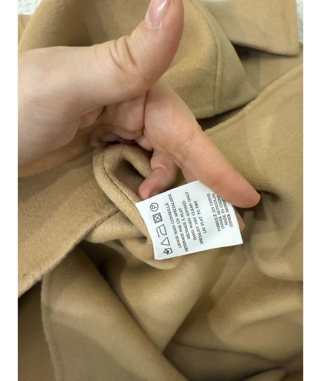 LOULOU STUDIO Бежевое шерстяное пальто, фото 5