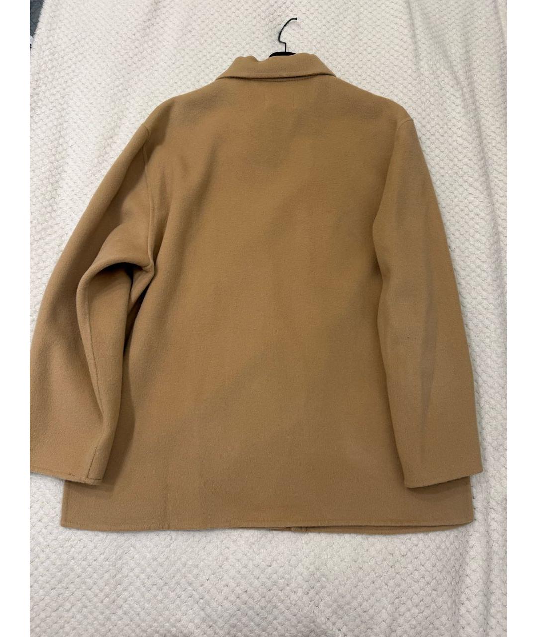 LOULOU STUDIO Бежевое шерстяное пальто, фото 6
