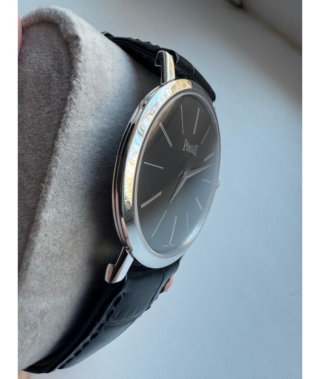 PIAGET Черные часы из белого золота, фото 2