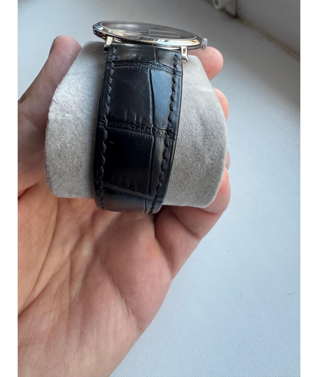 PIAGET Черные часы из белого золота, фото 4