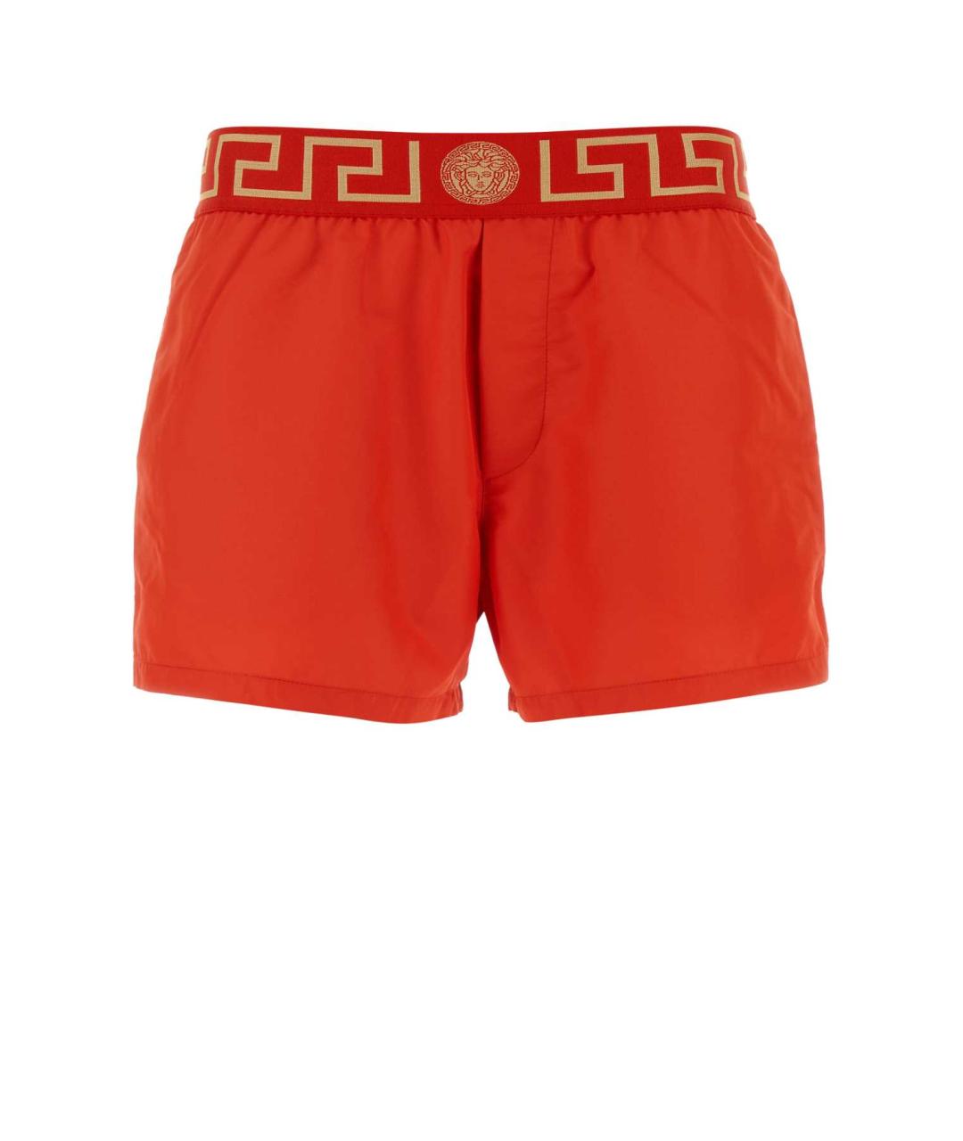 VERSACE Красные полиэстеровые плавки, фото 1