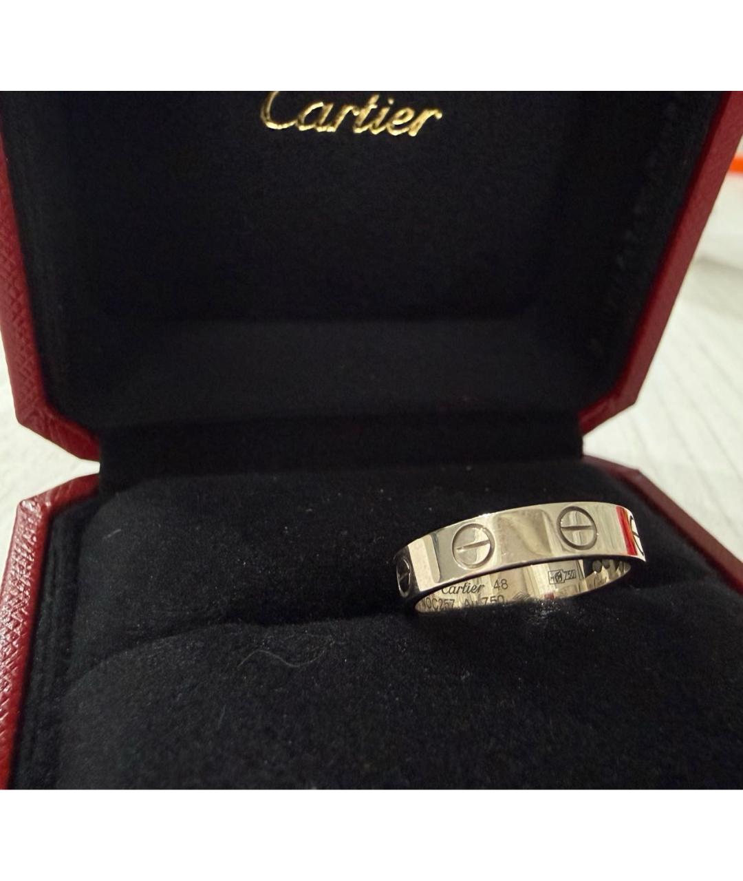 CARTIER Серебряное кольцо из белого золота, фото 4