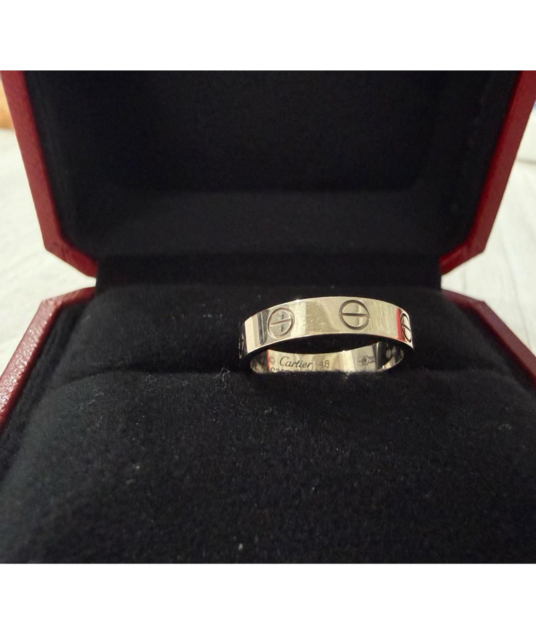 CARTIER Серебряное кольцо из белого золота, фото 5