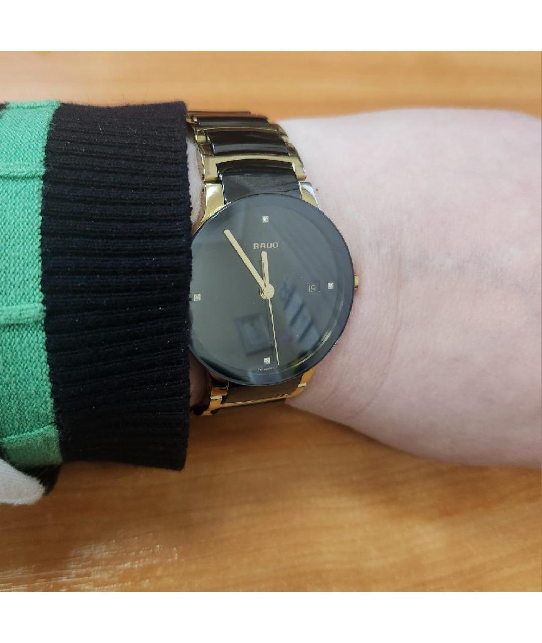 RADO Черные керамические часы, фото 9