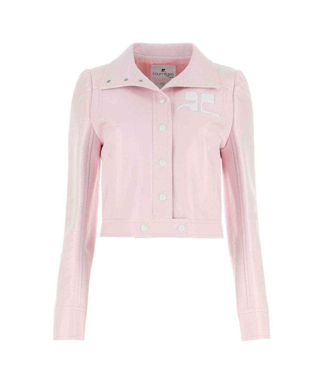COURREGES Розовая хлопковая куртка, фото 1