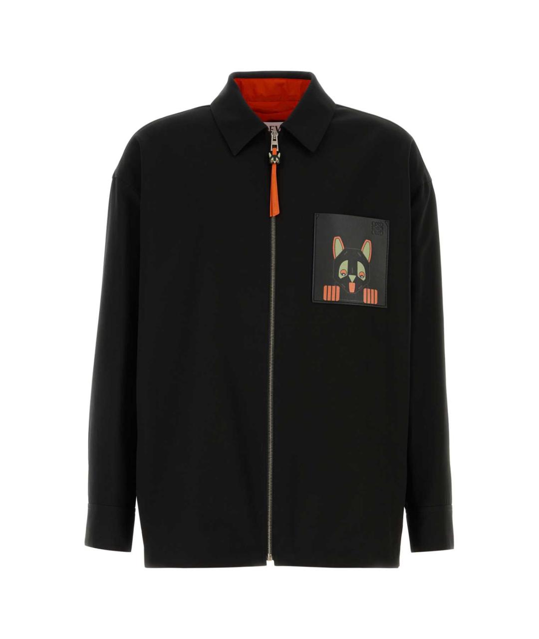 LOEWE Черная хлопковая куртка, фото 1