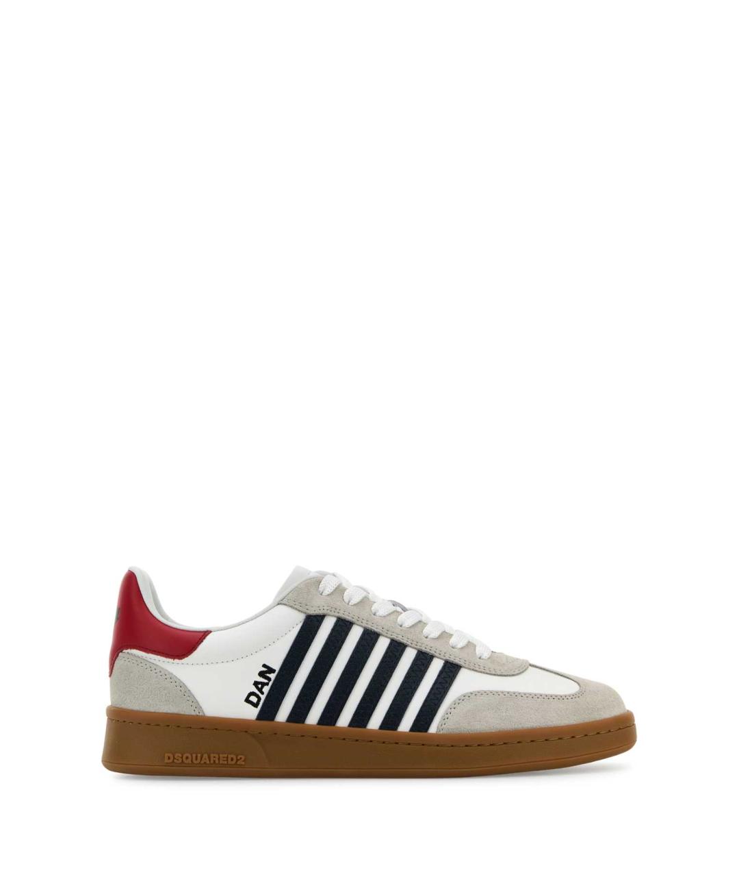 DSQUARED2 Белые замшевые низкие кроссовки / кеды, фото 1