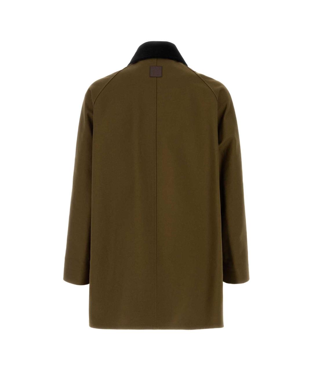 LOEWE Зеленая хлопковая куртка, фото 2