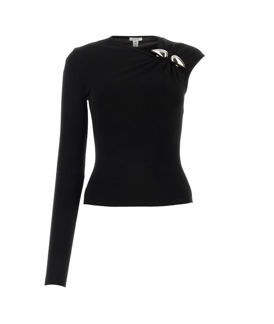 ALAIA Черная вискозная майка, фото 1