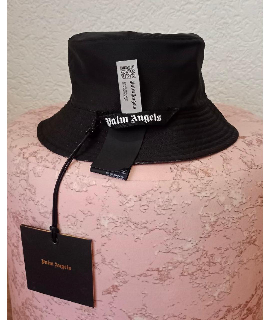 PALM ANGELS Черная хлопковая кепка/бейсболка, фото 2