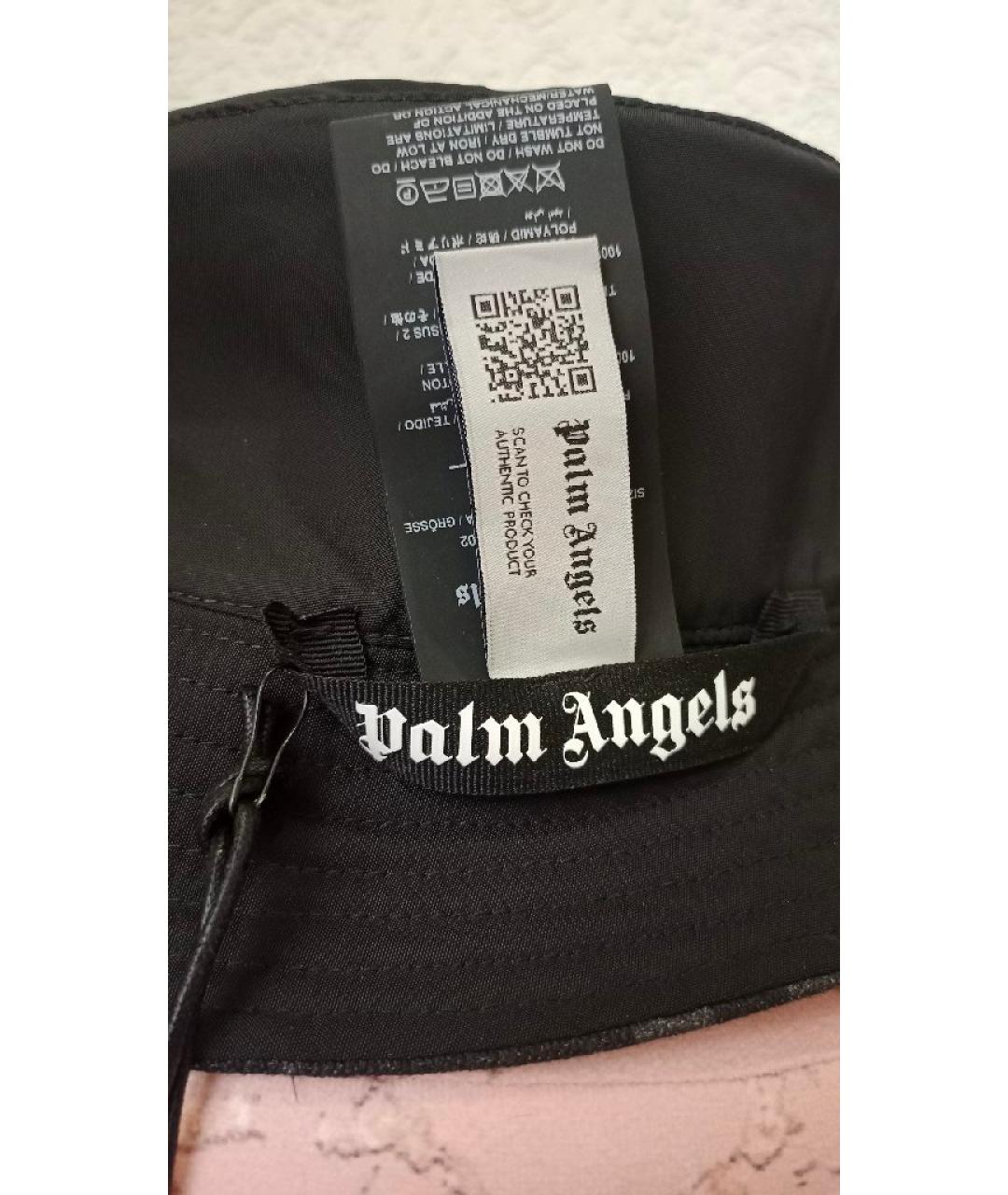 PALM ANGELS Черная хлопковая кепка/бейсболка, фото 6