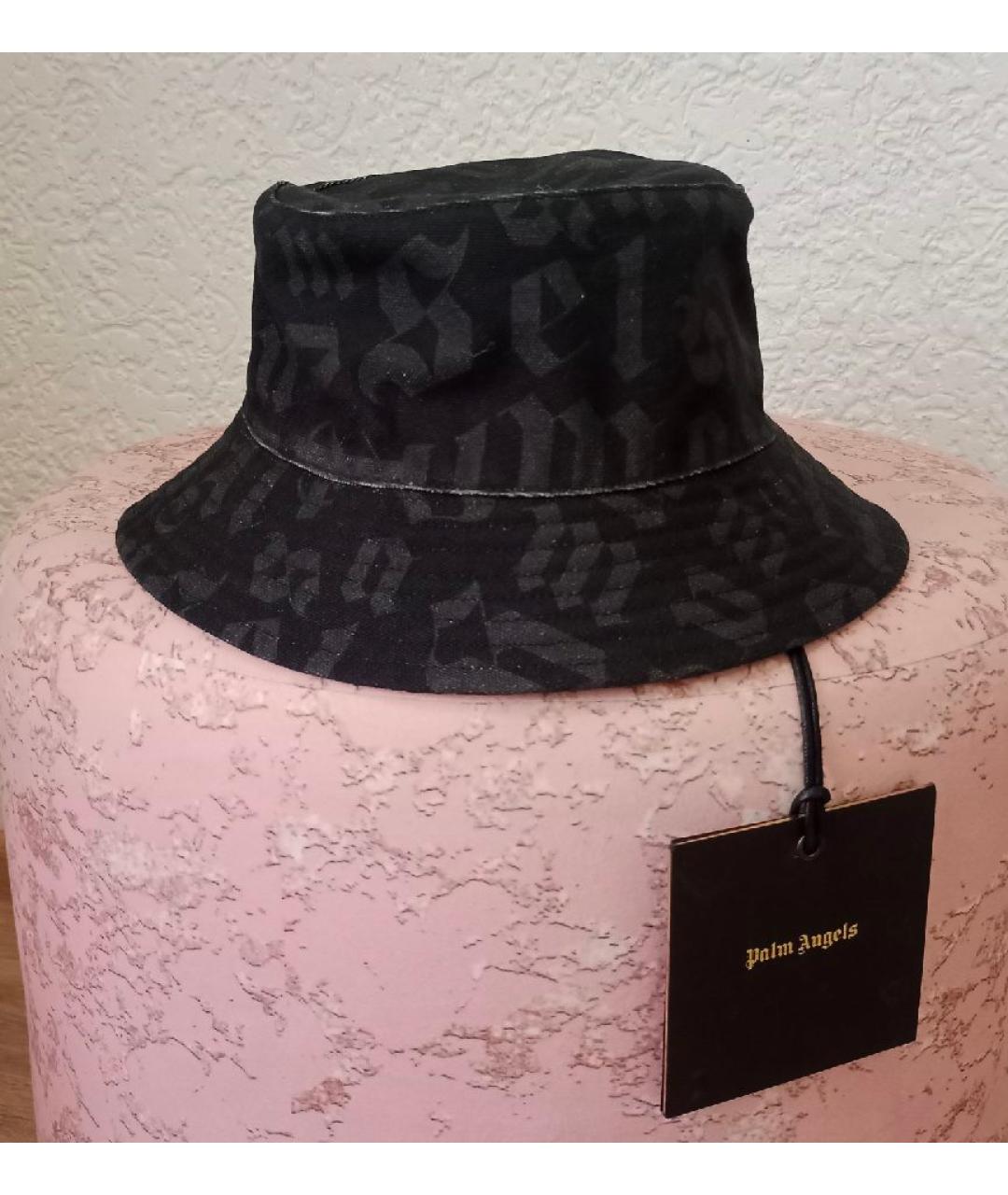 PALM ANGELS Черная хлопковая кепка/бейсболка, фото 3