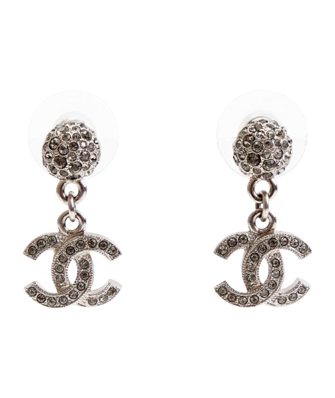 CHANEL Золотые металлические серьги, фото 1