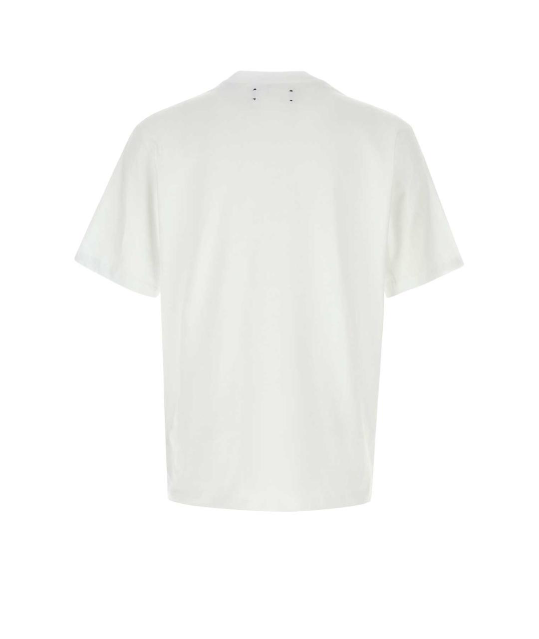 AMIRI Белая хлопковая футболка, фото 2