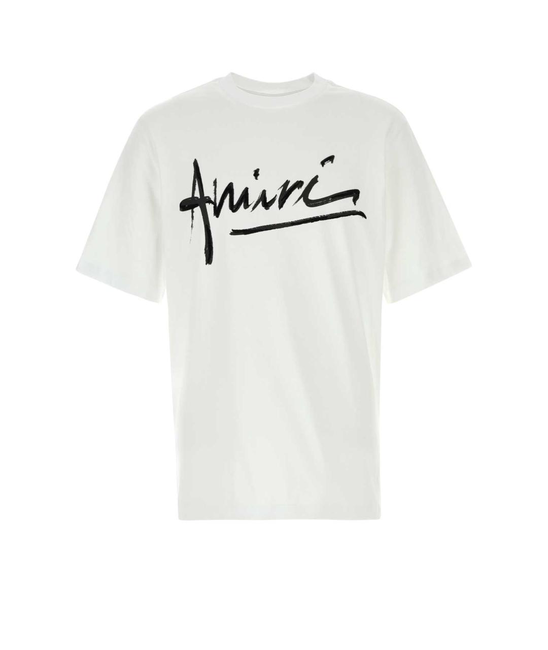 AMIRI Белая хлопковая футболка, фото 1