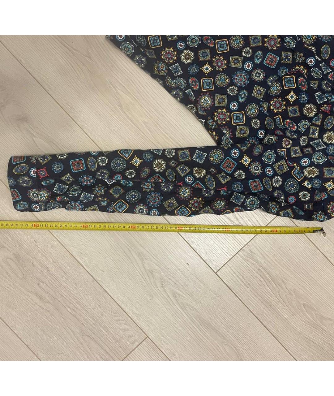 KENZO Темно-синяя хлопковая классическая рубашка, фото 5