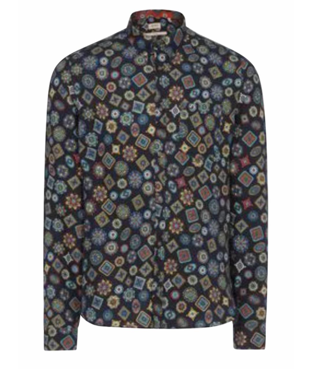 KENZO Темно-синяя хлопковая классическая рубашка, фото 1