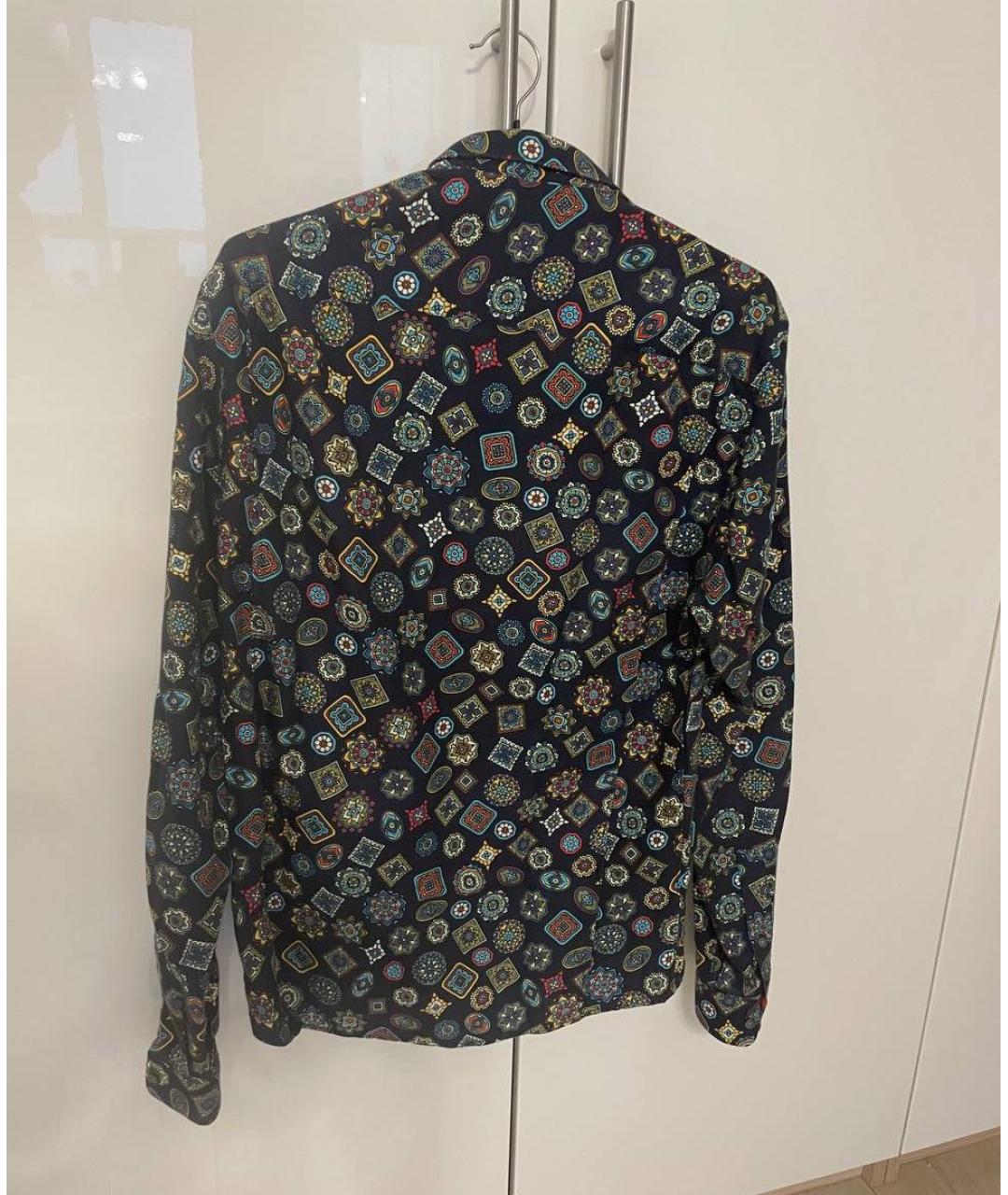 KENZO Темно-синяя хлопковая классическая рубашка, фото 2