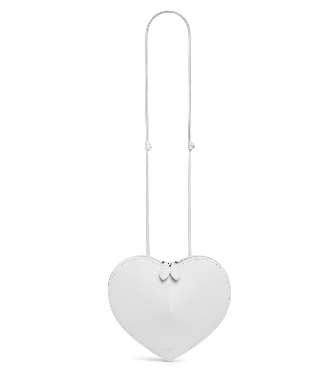 ALAIA Белая кожаная сумка через плечо, фото 1