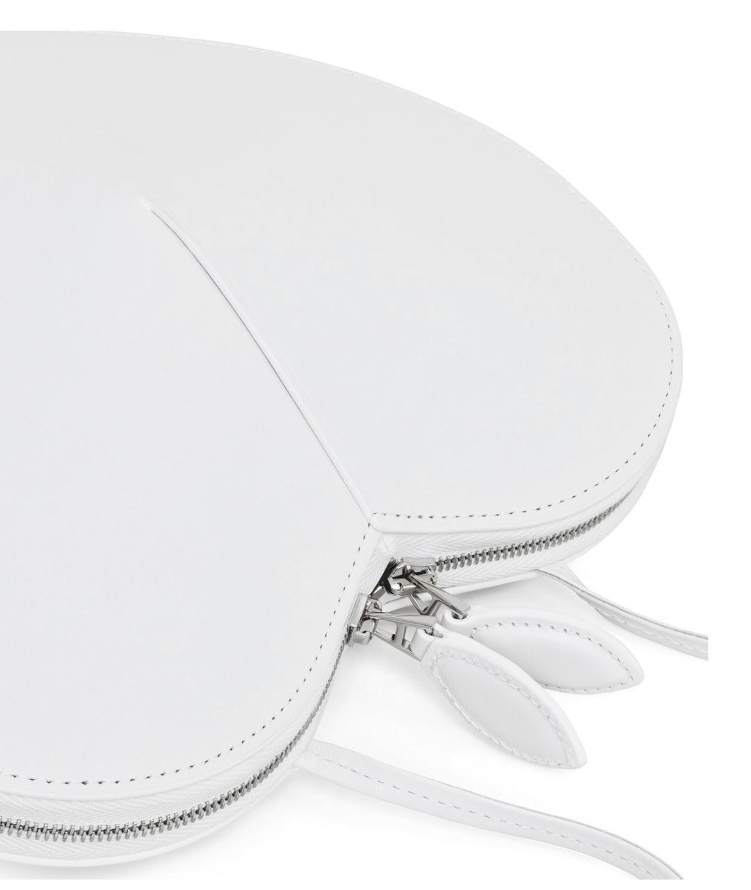 ALAIA Белая кожаная сумка через плечо, фото 3