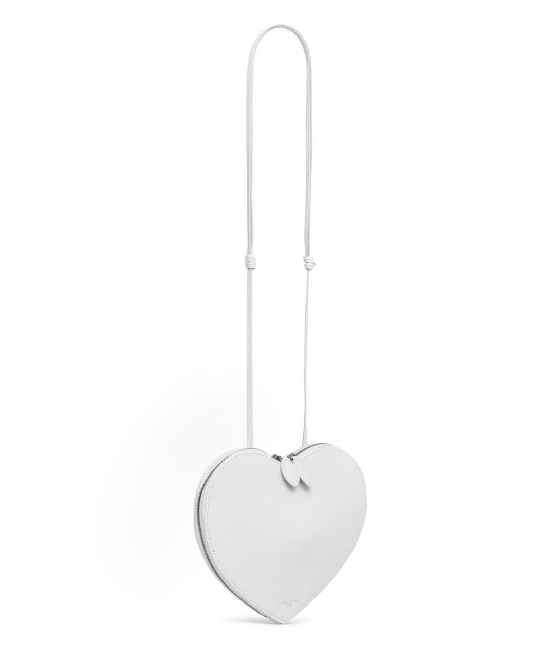 ALAIA Белая кожаная сумка через плечо, фото 2