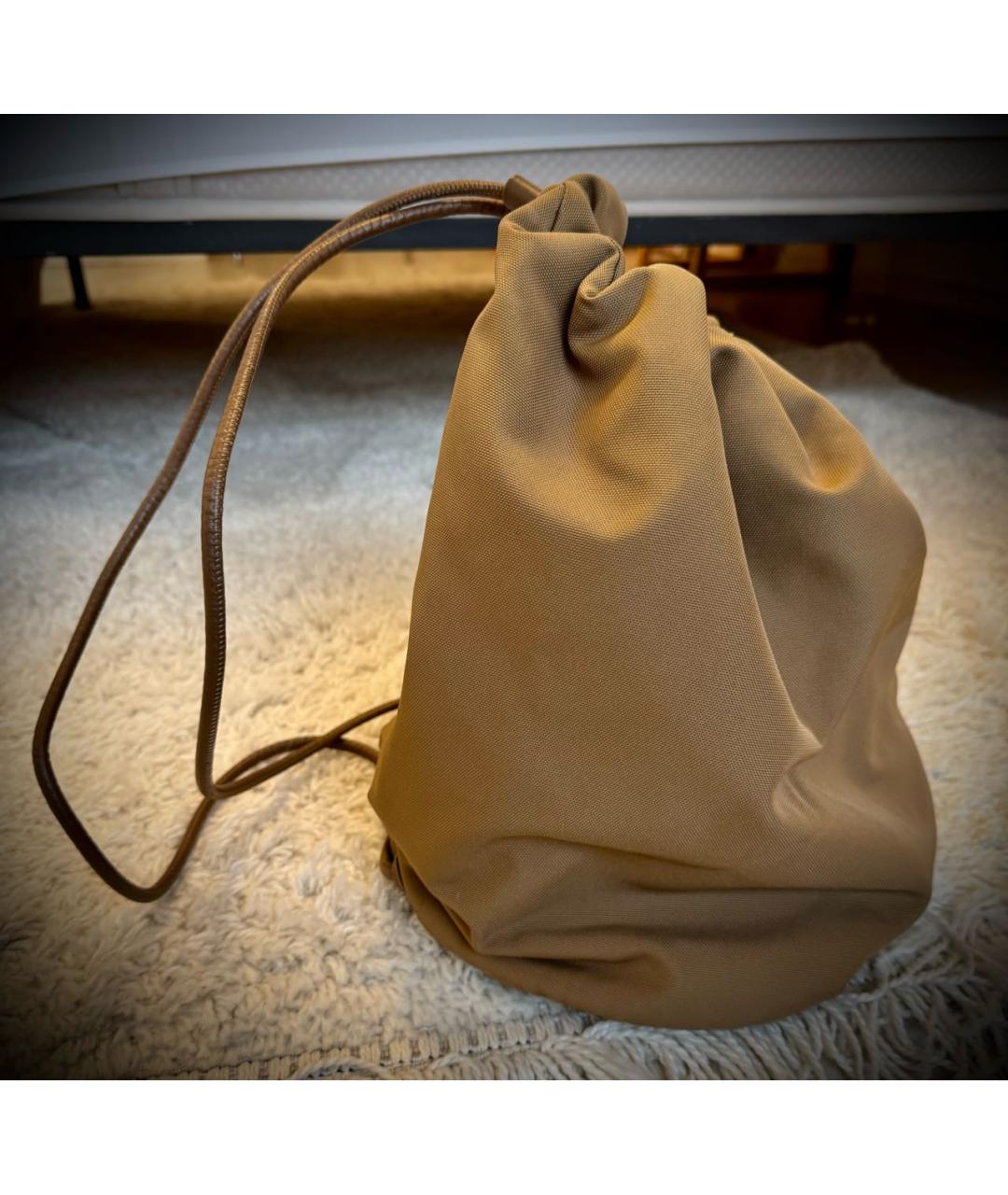 THE ROW Бежевый хлопковый рюкзак, фото 4