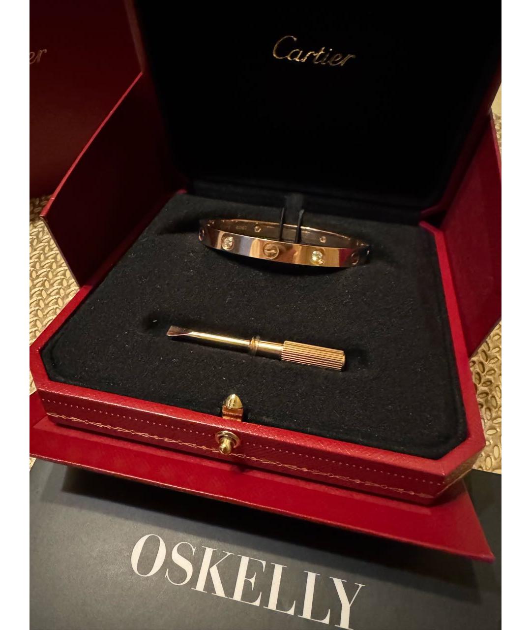 CARTIER Золотой браслет из розового золота, фото 3