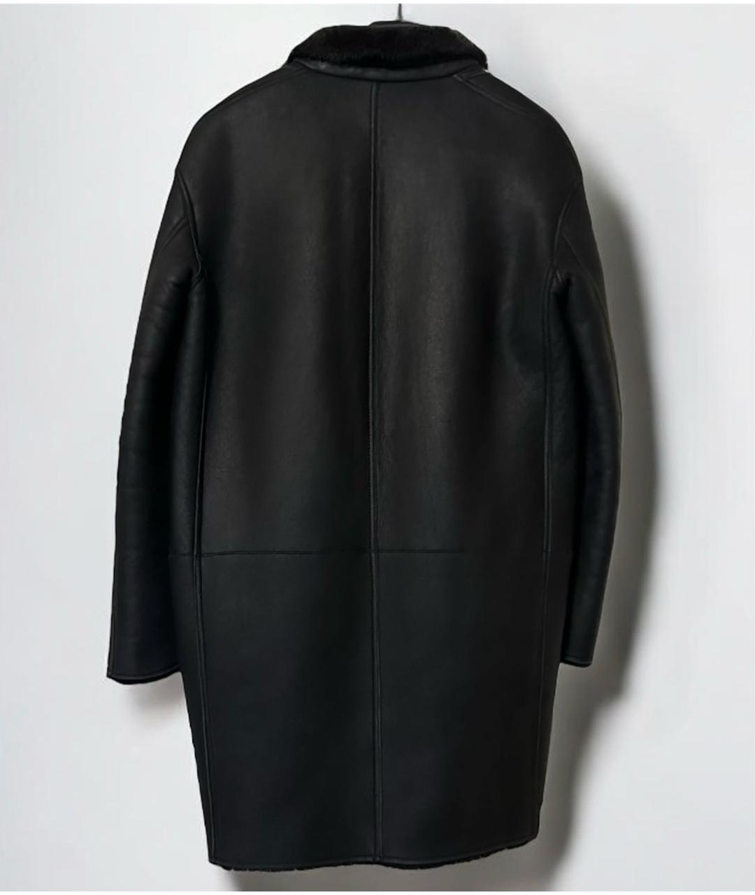 CELINE Черная кожаная дубленка, фото 3