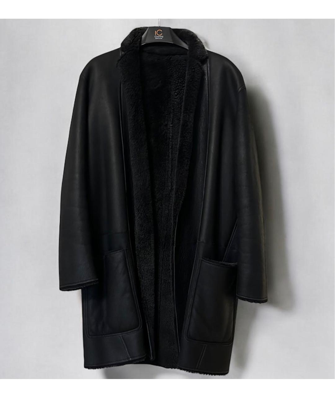 CELINE Черная кожаная дубленка, фото 2