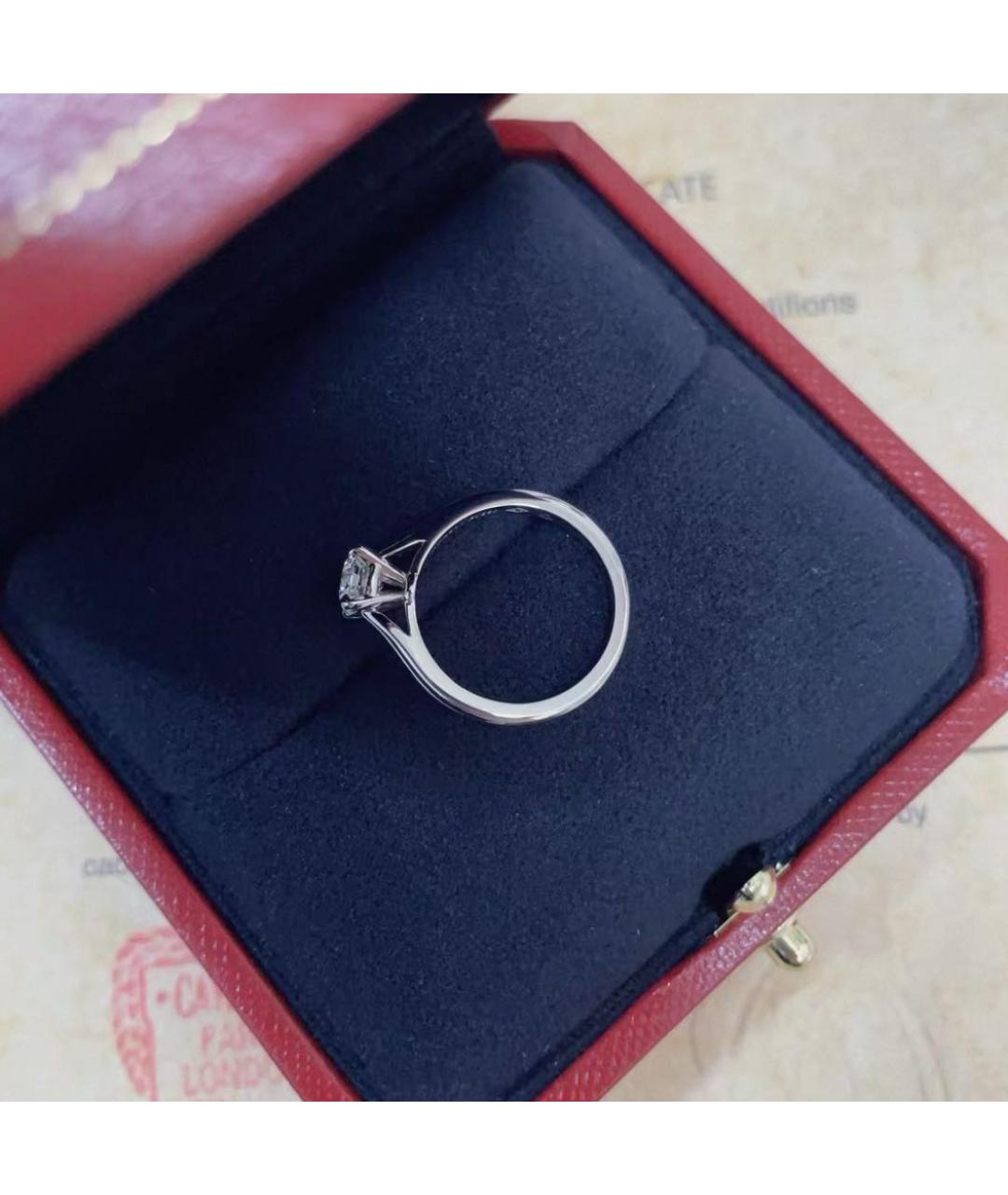 CARTIER Серебряное платиновое кольцо, фото 3