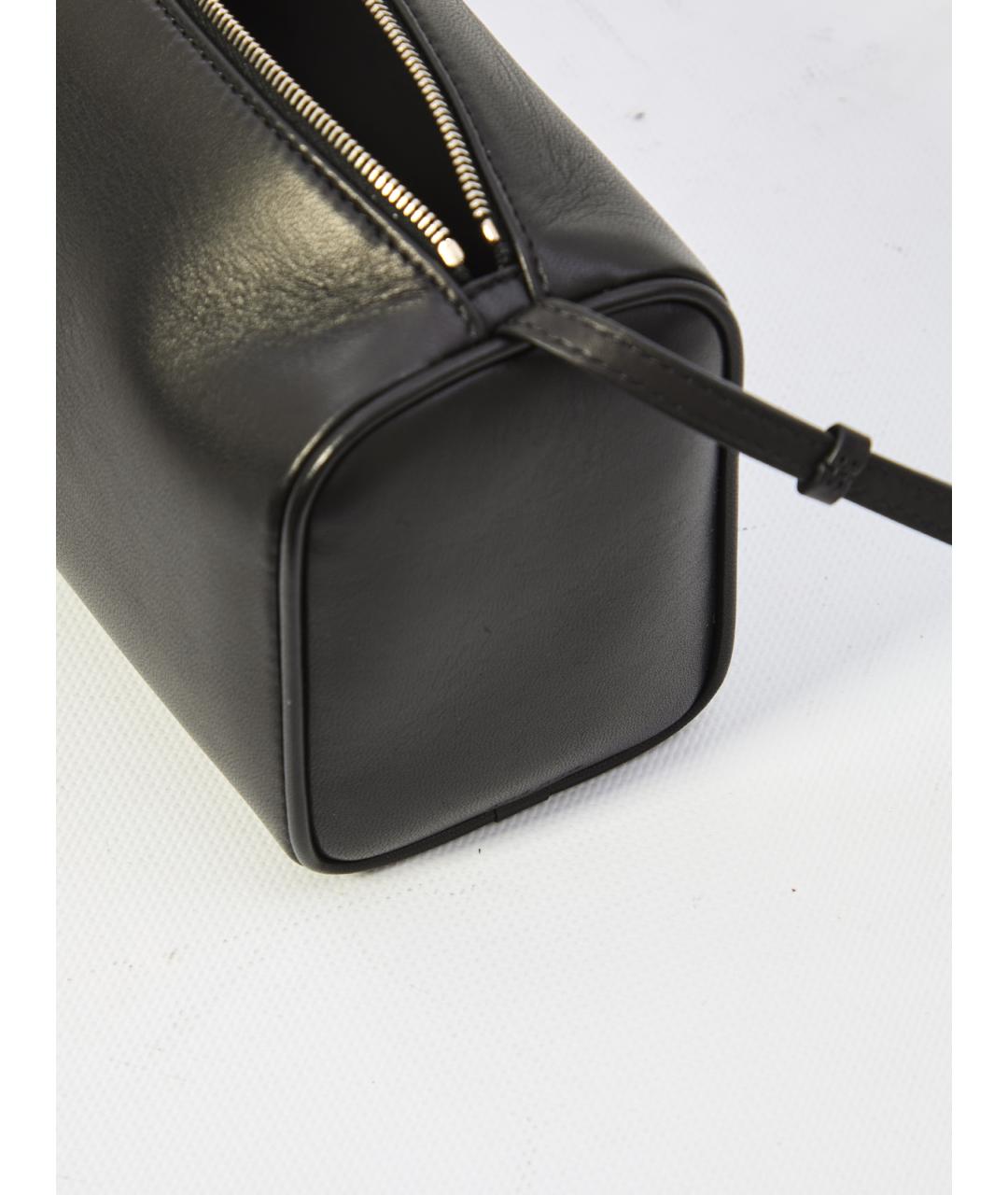 THE ROW Черная кожаная сумка через плечо, фото 3