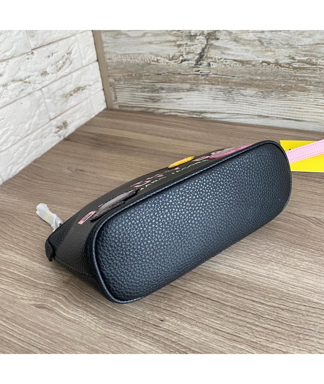 MARC JACOBS Черная кожаная косметичка, фото 7
