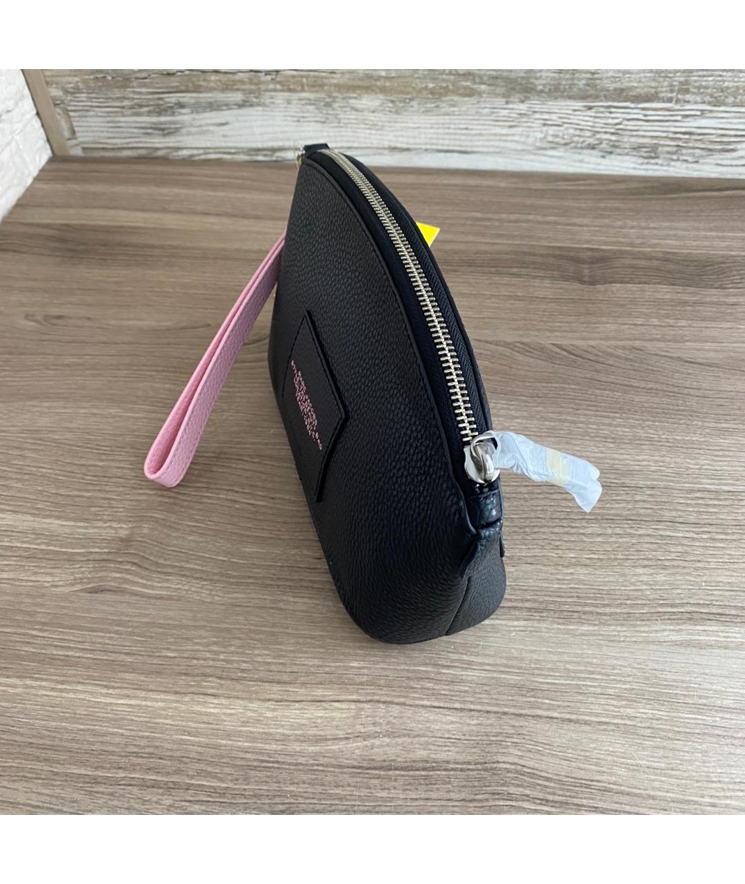 MARC JACOBS Черная кожаная косметичка, фото 8