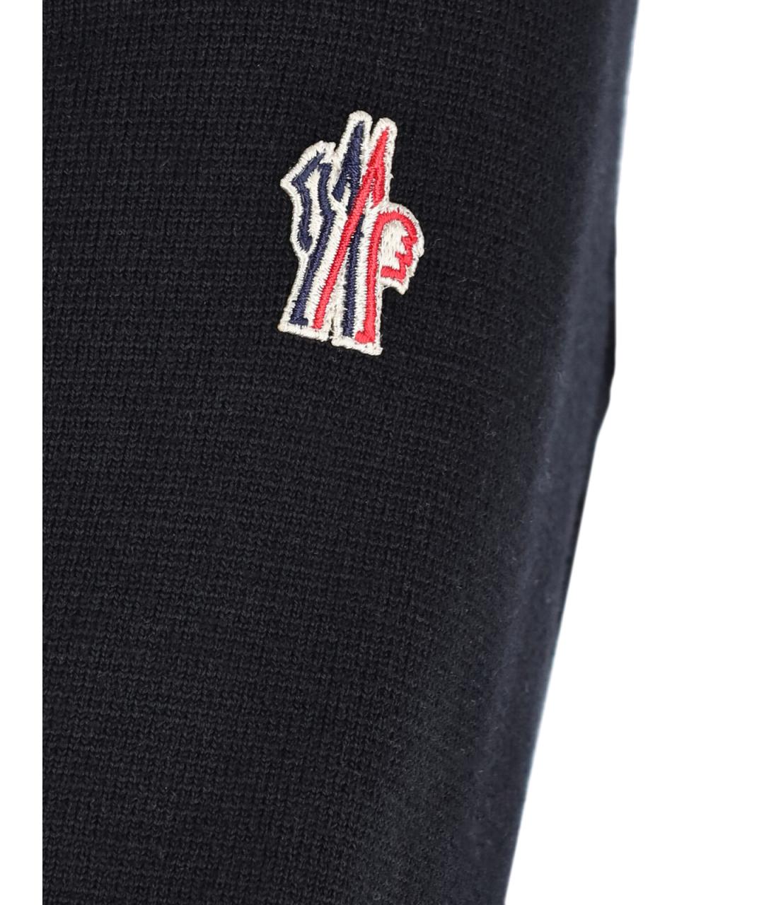 MONCLER GRENOBLE Черный шерстяной джемпер / свитер, фото 3
