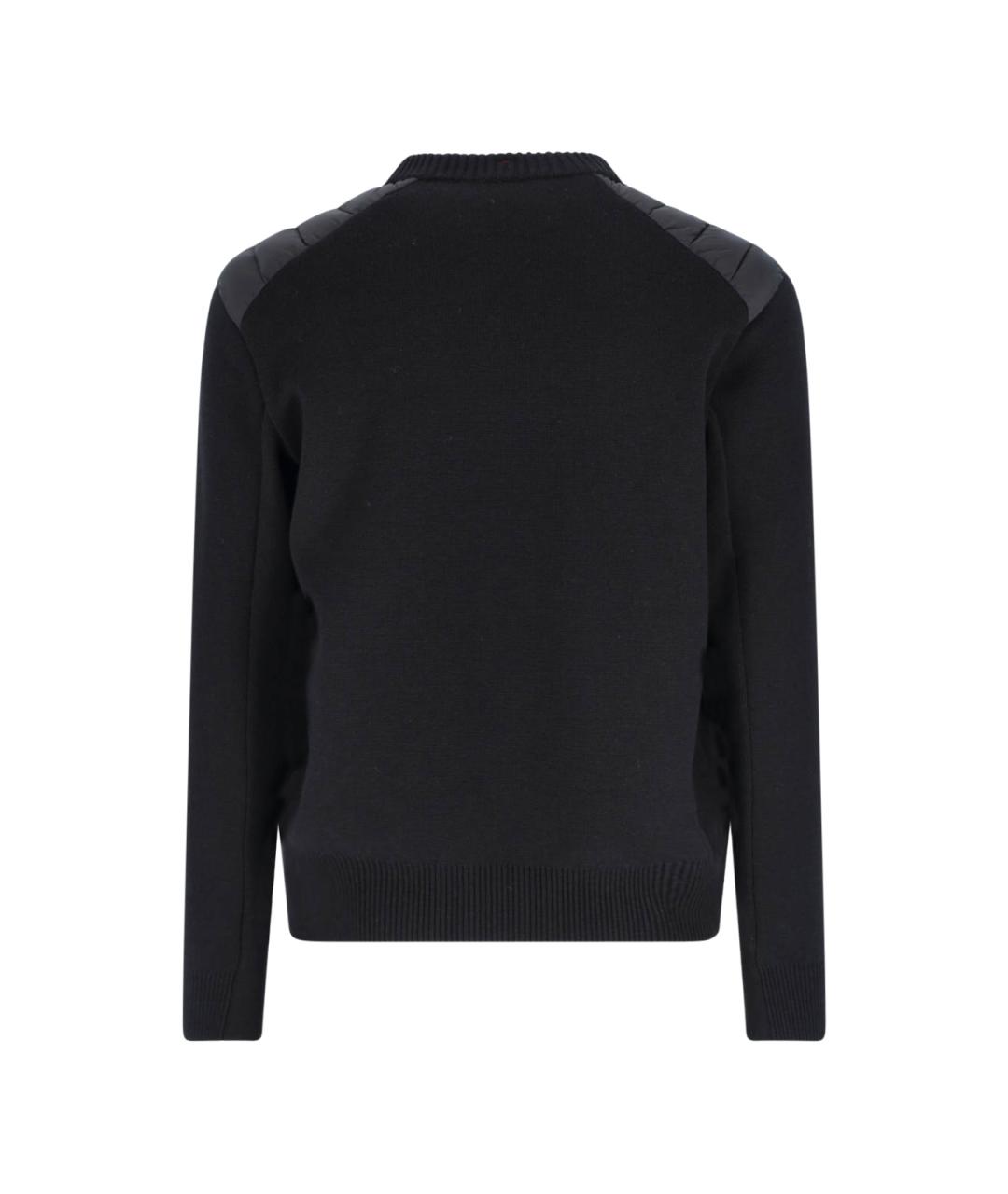 MONCLER GRENOBLE Черный шерстяной джемпер / свитер, фото 2