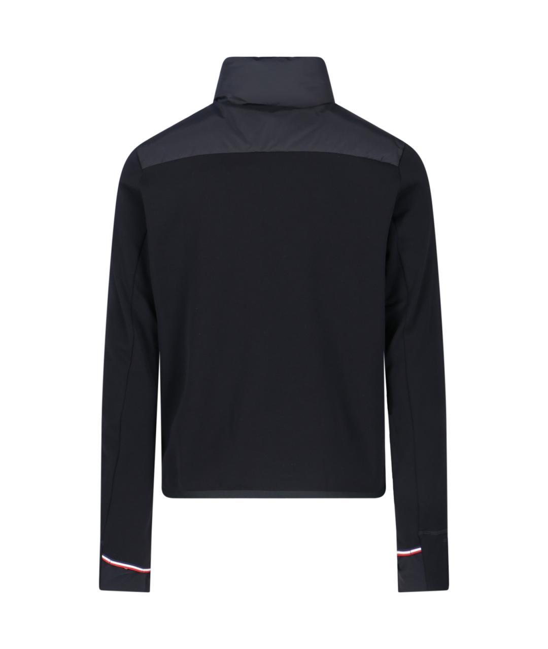 MONCLER GRENOBLE Черная полиэстеровая куртка, фото 2