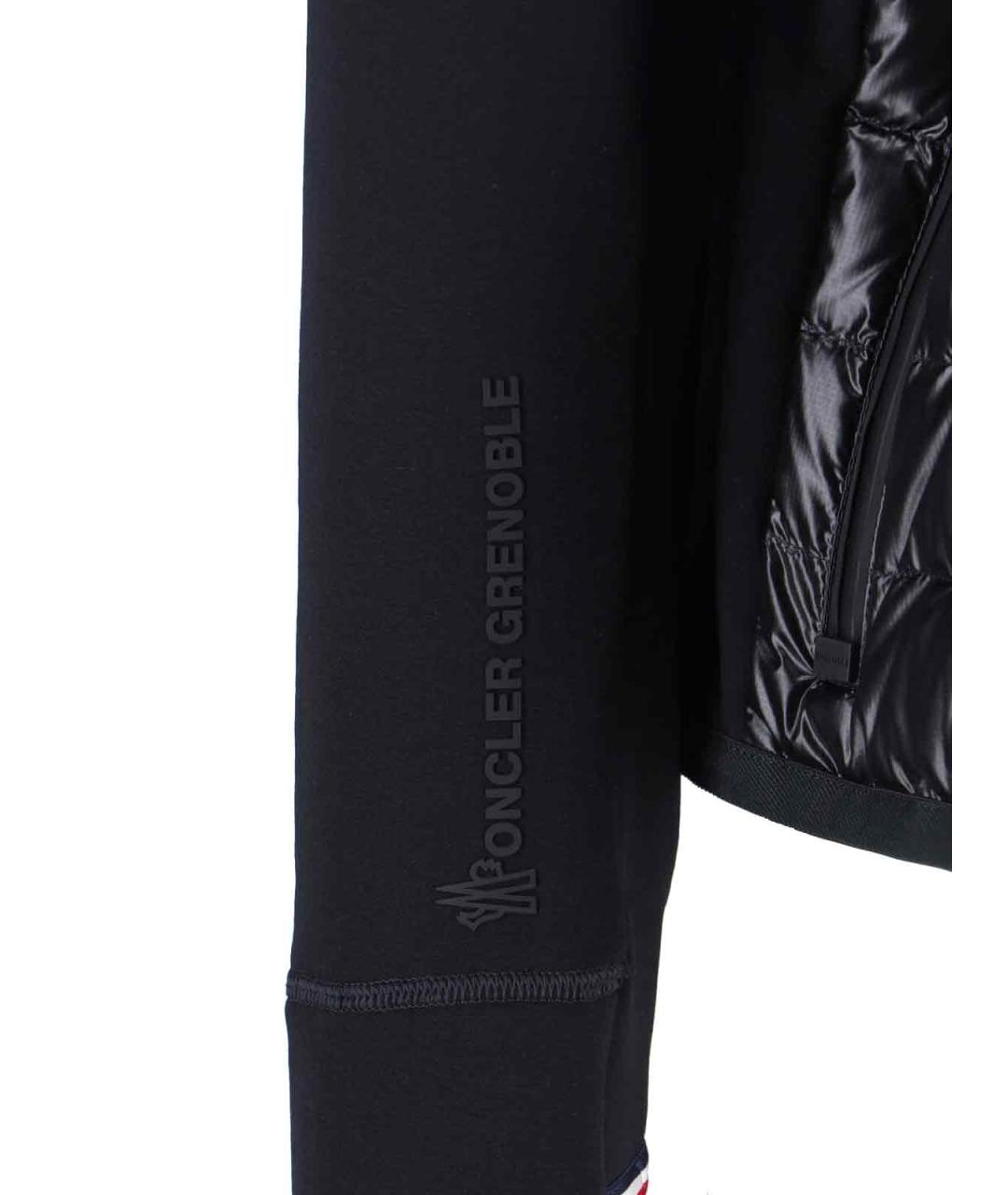 MONCLER GRENOBLE Черная полиэстеровая куртка, фото 5