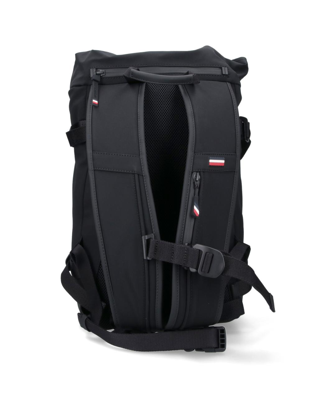 MONCLER GRENOBLE Черный синтетический рюкзак, фото 3