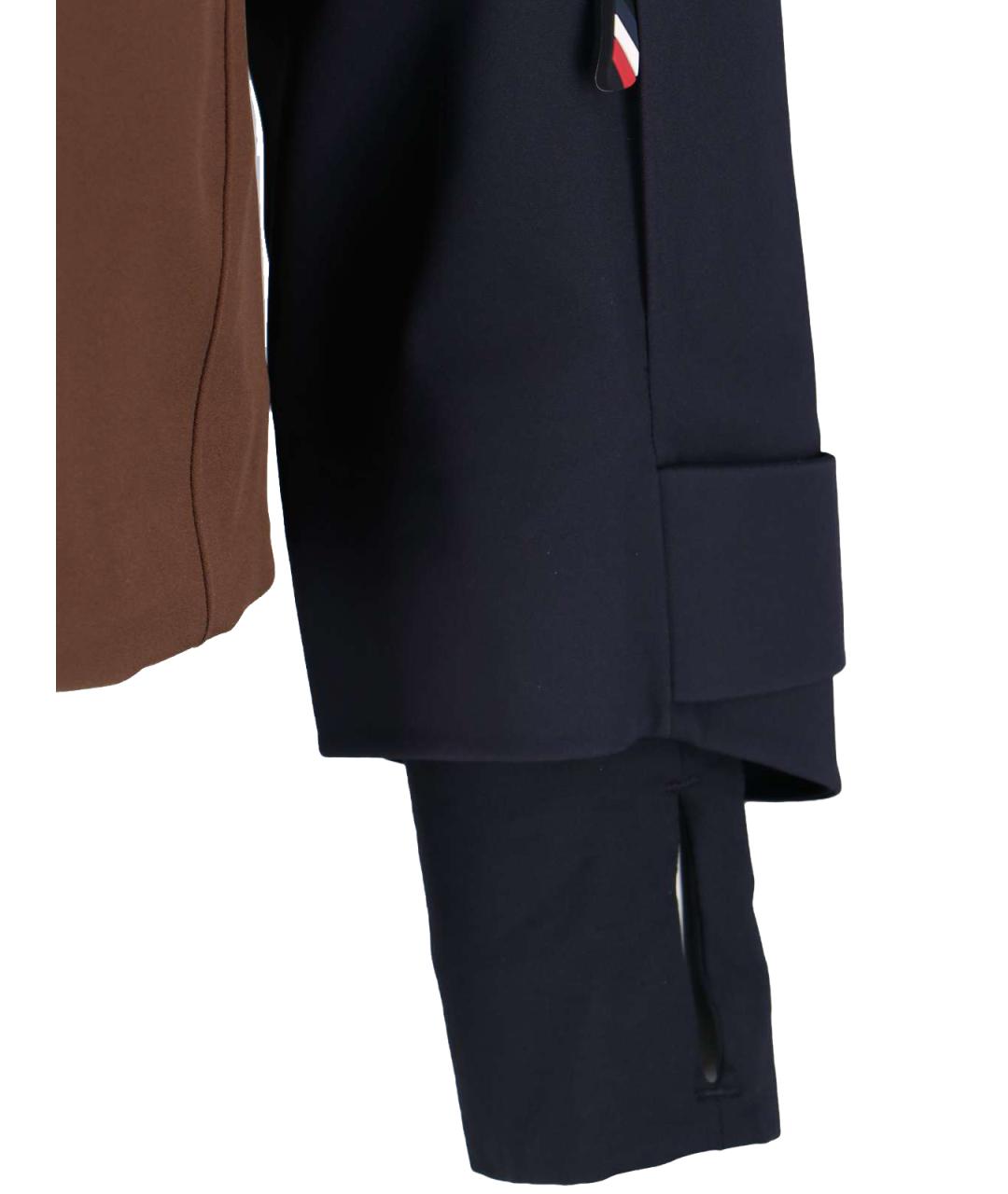 MONCLER GRENOBLE Коричневая полиамидовая куртка, фото 3