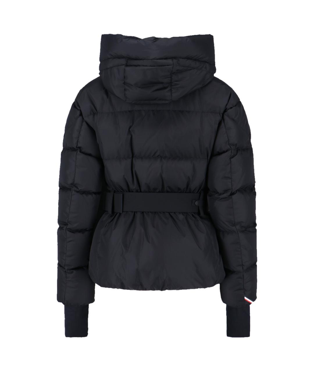 MONCLER GRENOBLE Черный полиэстеровый пуховик, фото 2