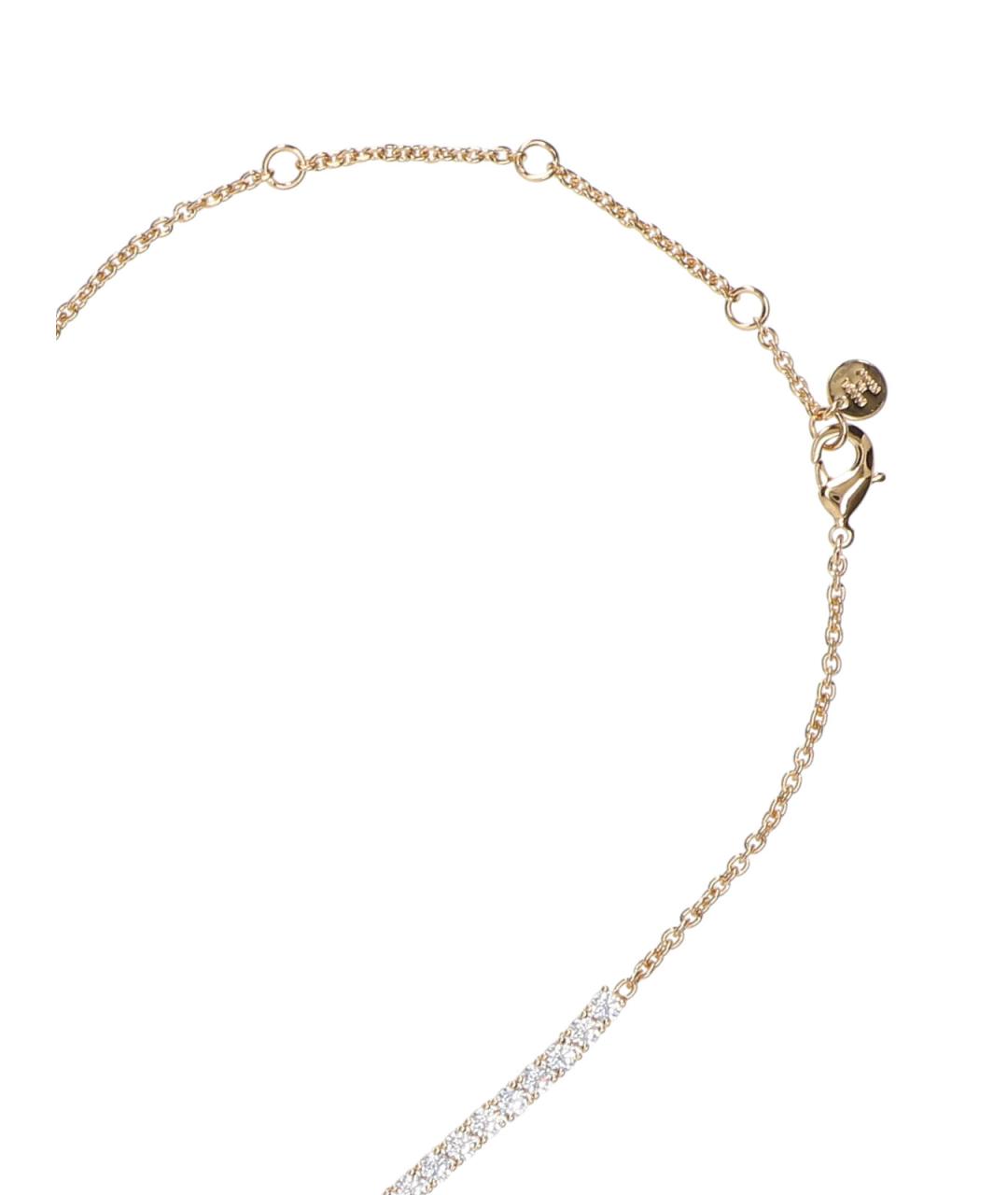 FENDI Золотое металлическое колье, фото 2