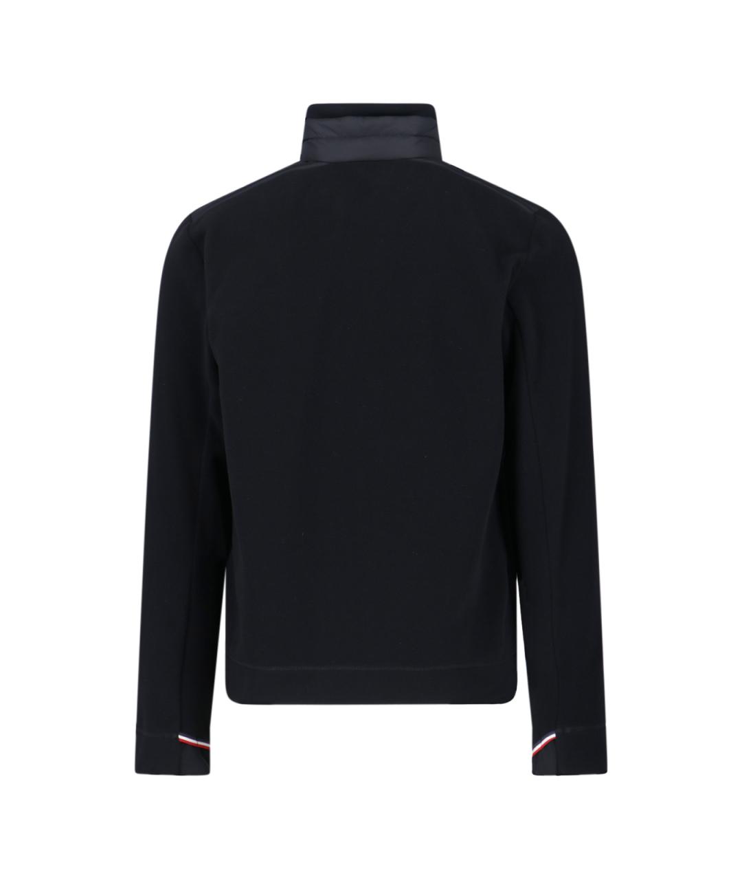 MONCLER GRENOBLE Черный полиэстеровый джемпер / свитер, фото 2