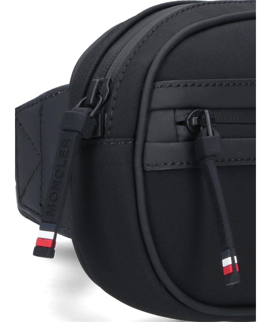 MONCLER GRENOBLE Черная поясная сумка, фото 4