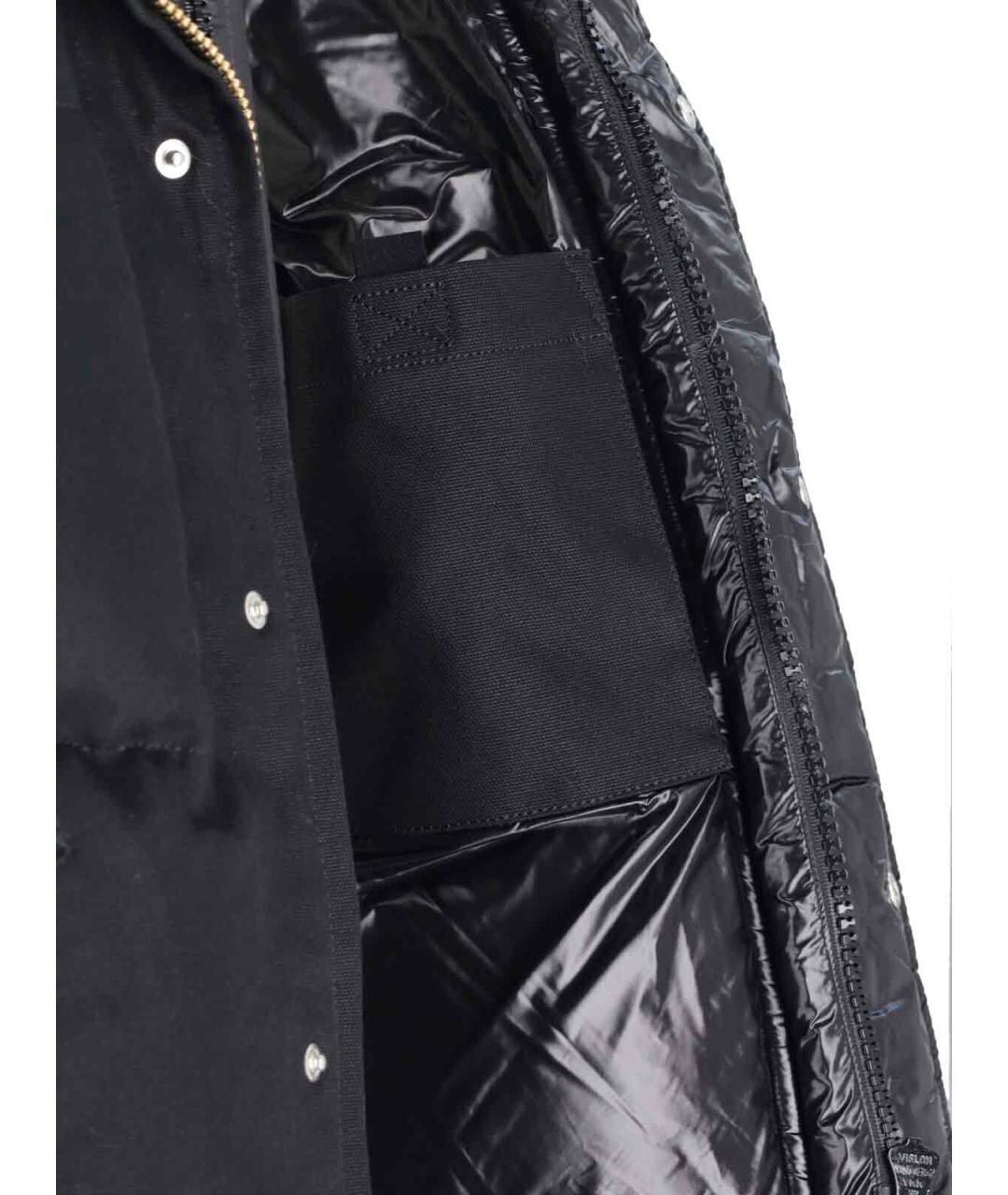 SACAI Черный полиэстеровый пуховик, фото 6