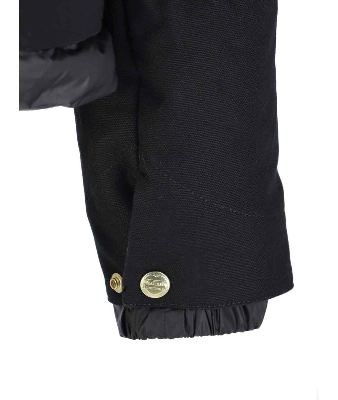 SACAI Черный полиэстеровый пуховик, фото 4