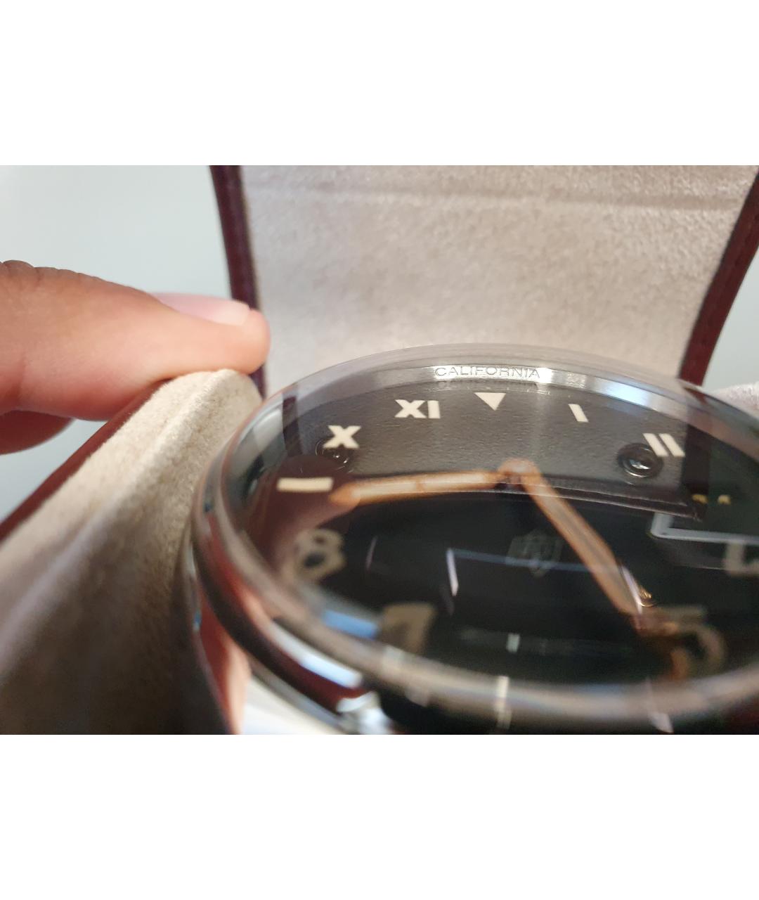 PANERAI Черные стальные часы, фото 3