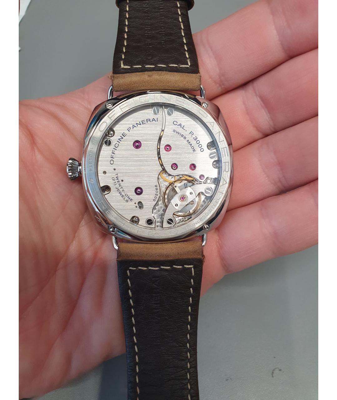 PANERAI Черные стальные часы, фото 6