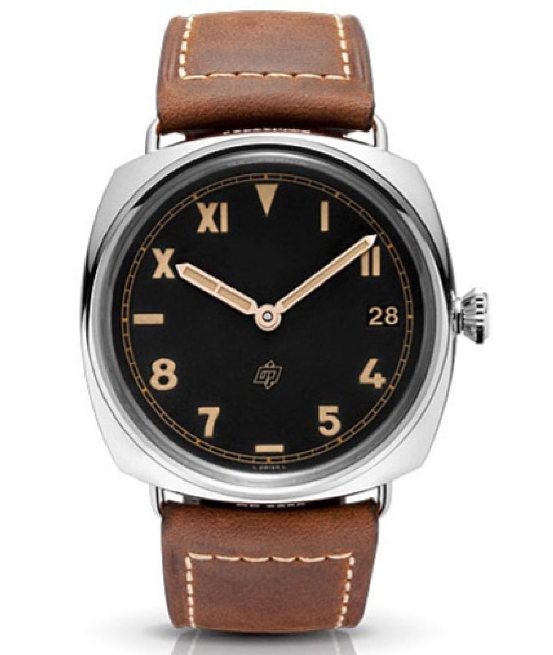 PANERAI Черные стальные часы, фото 7